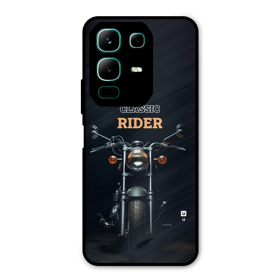 Classic RIder Metal Back Case for Infinix Note 50x