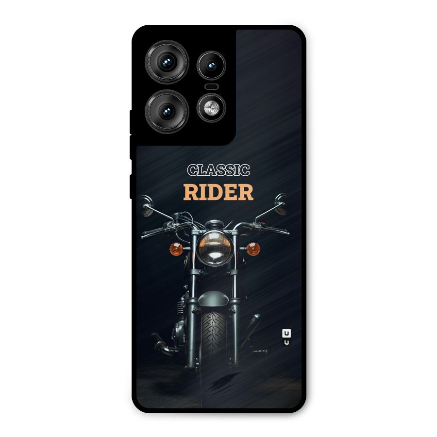 Classic RIder Metal Back Case for Motorola Edge 50 Pro
