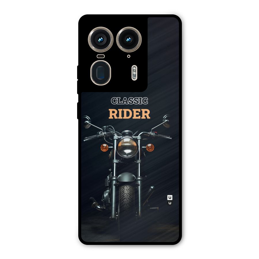 Classic RIder Metal Back Case for Motorola Edge 50 Ultra