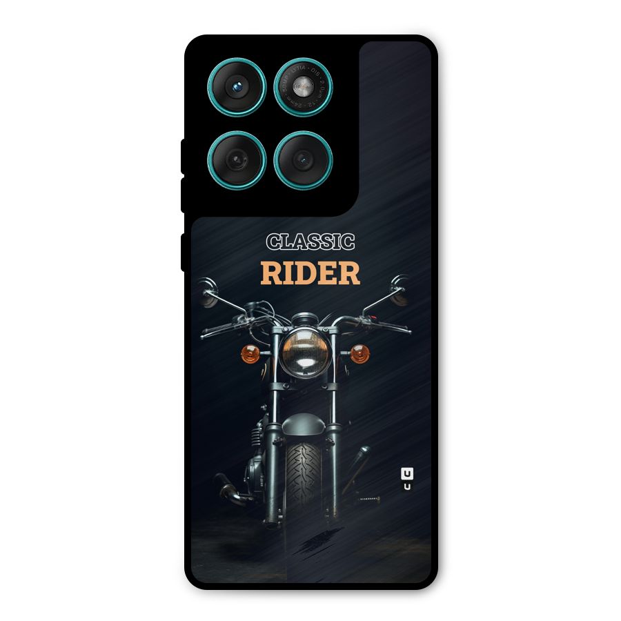 Classic RIder Metal Back Case for Motorola Edge 60 Fusion