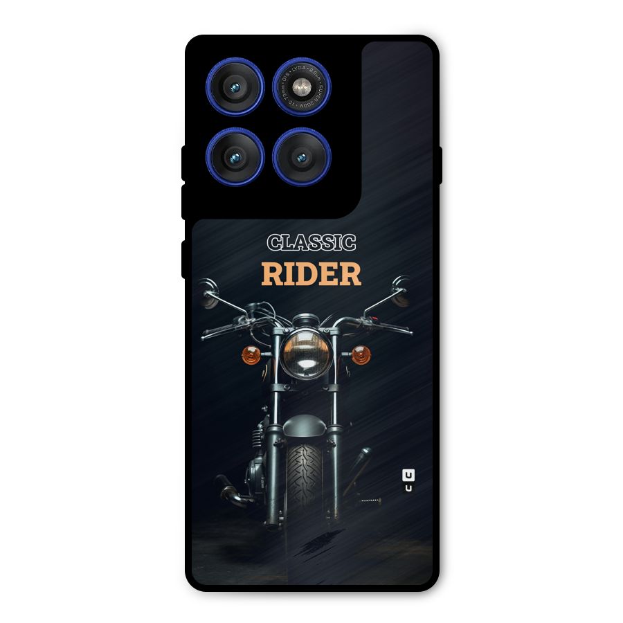 Classic RIder Metal Back Case for Motorola Edge 60 Pro