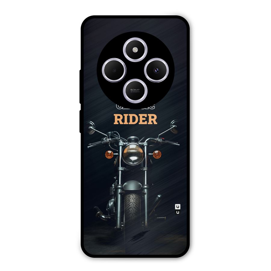 Classic RIder Metal Back Case for Poco C75 5G