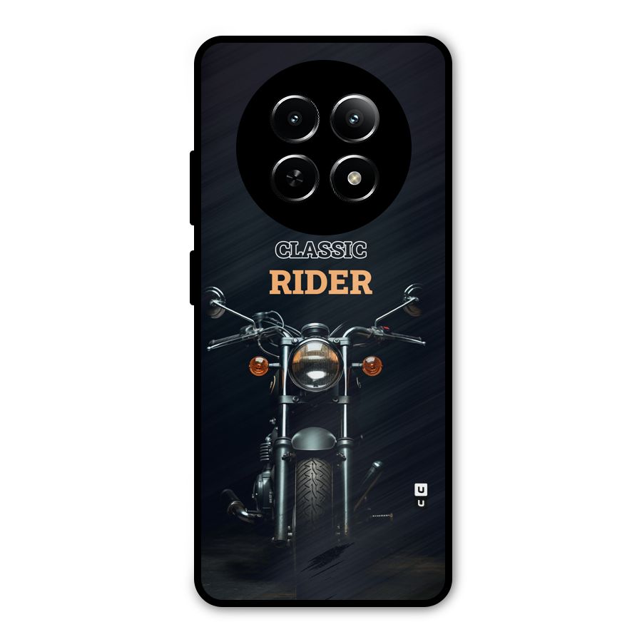 Classic RIder Metal Back Case for Realme Narzo 70x 5G