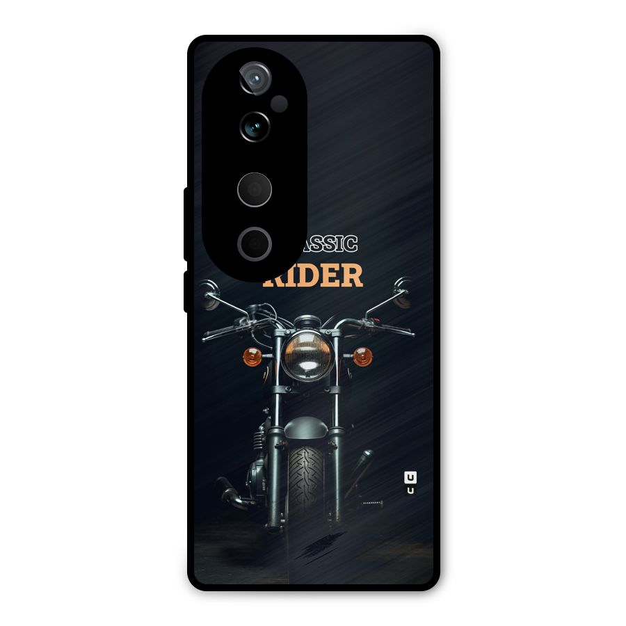 Classic RIder Metal Back Case for Vivo T3 Ultra