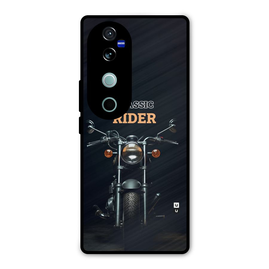 Classic RIder Metal Back Case for Vivo V40