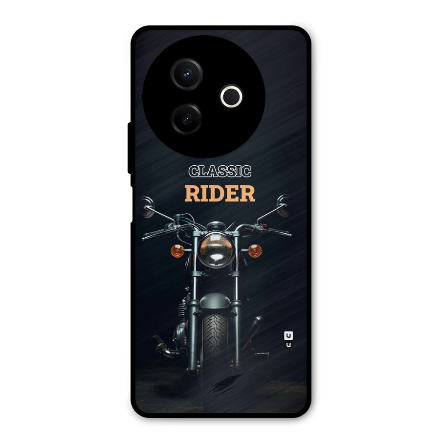 Classic RIder Metal Back Case for Vivo Y39