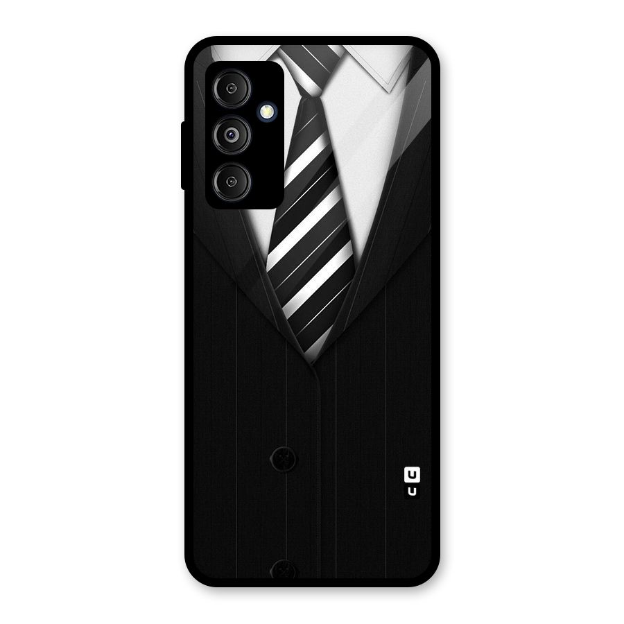 Classic Ready Suit Glass Back Case for Galaxy M14 5G