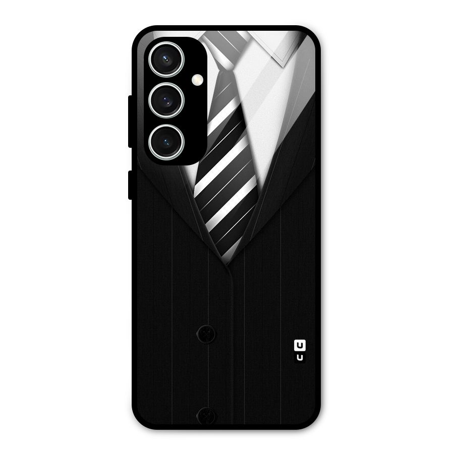 Classic Ready Suit Glass Back Case for Galaxy S23 FE
