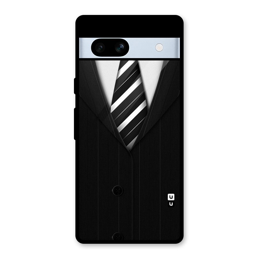 Classic Ready Suit Glass Back Case for Google Pixel 7a
