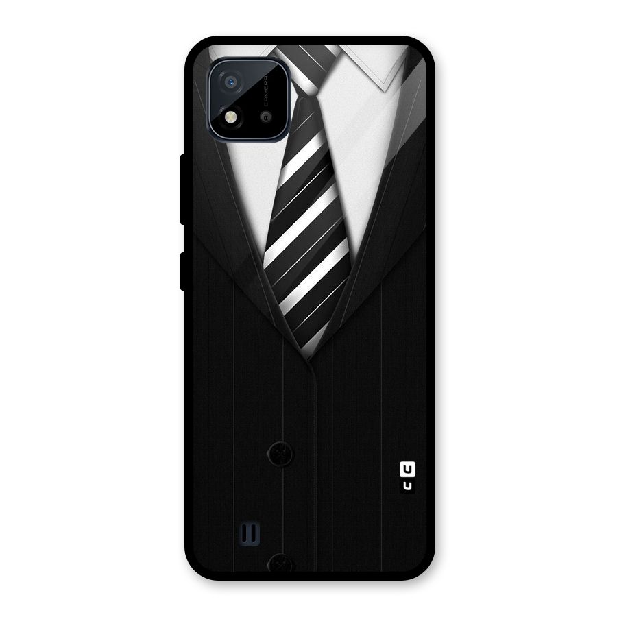 Classic Ready Suit Glass Back Case for Realme C11 2021