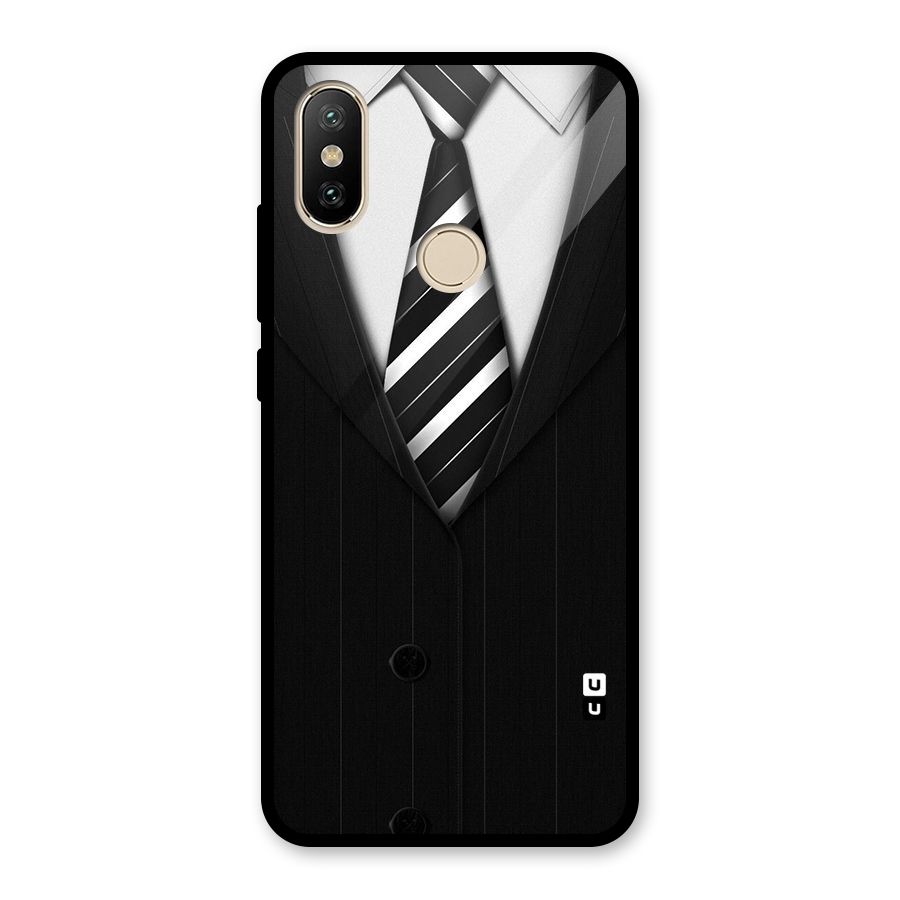 Classic Ready Suit Glass Back Case for Redmi A2