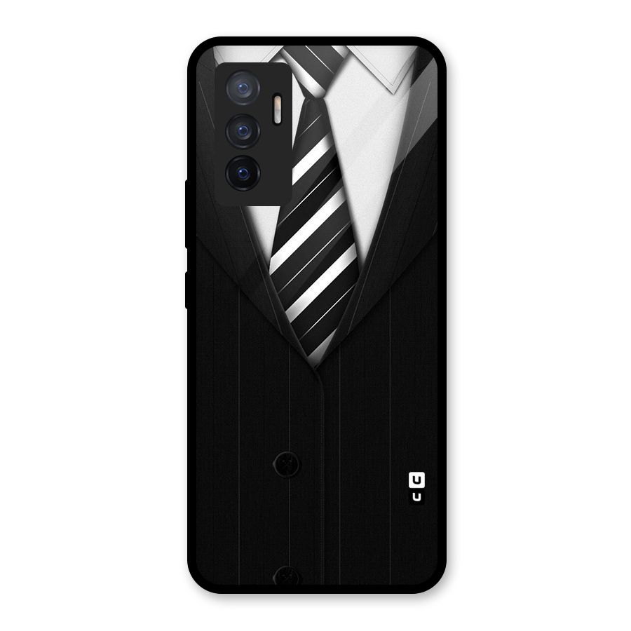 Classic Ready Suit Glass Back Case for Vivo V23e