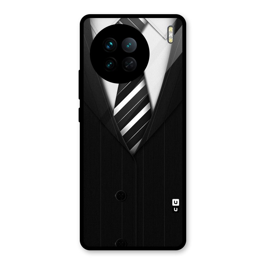 Classic Ready Suit Glass Back Case for Vivo X90