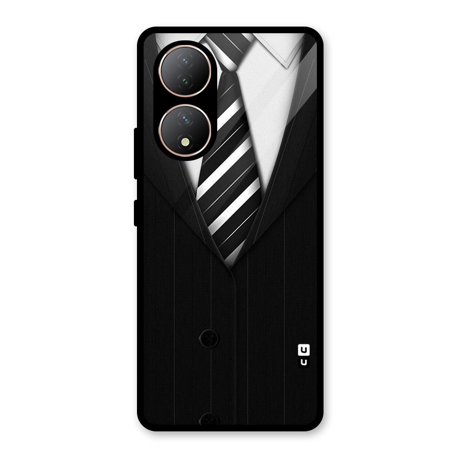 Classic Ready Suit Glass Back Case for Vivo Y100A