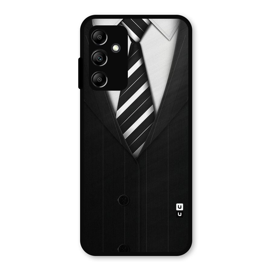 Classic Ready Suit Metal Back Case for Galaxy A14 5G