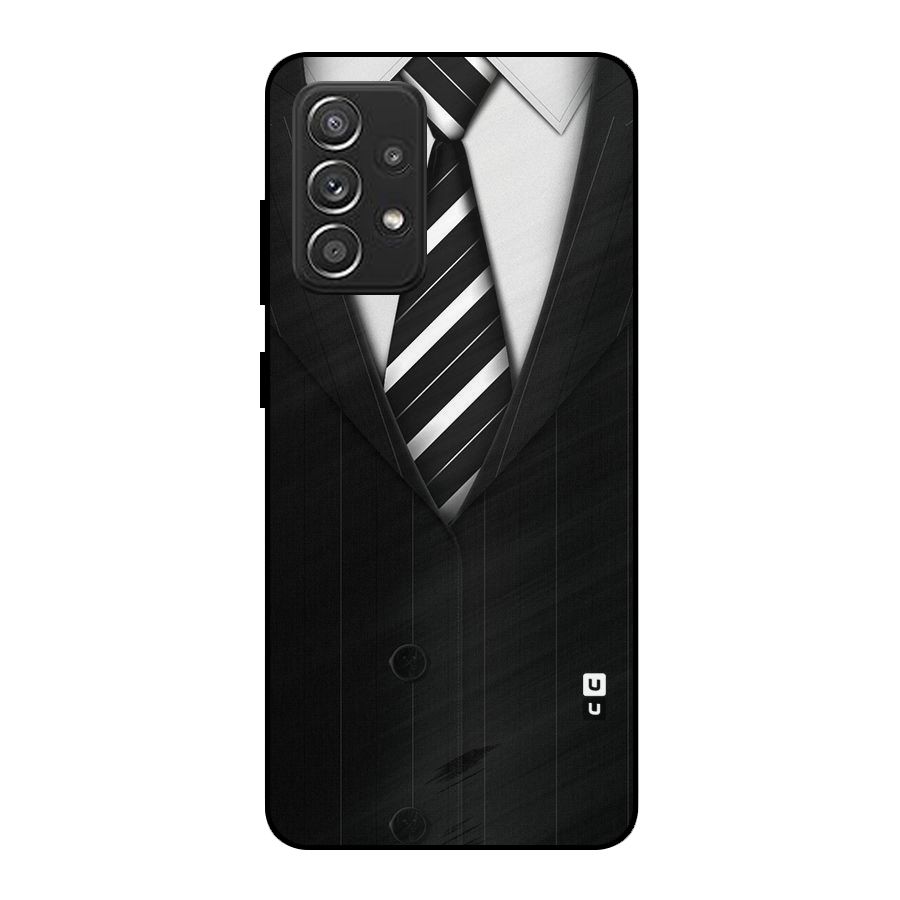 Classic Ready Suit Metal Back Case for Galaxy A52s 5G