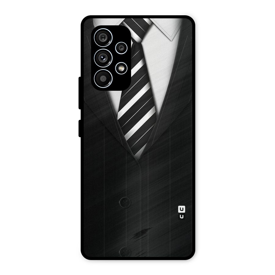 Classic Ready Suit Metal Back Case for Galaxy A53 5G