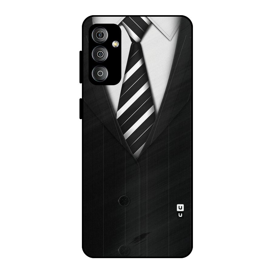Classic Ready Suit Metal Back Case for Galaxy F23