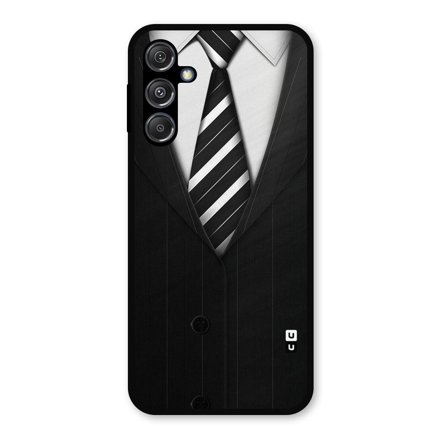 Classic Ready Suit Metal Back Case for Galaxy M34 5G