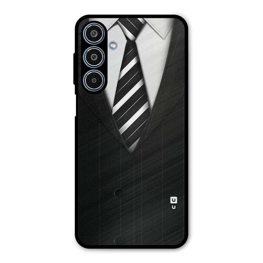 Classic Ready Suit Metal Back Case for Galaxy M35