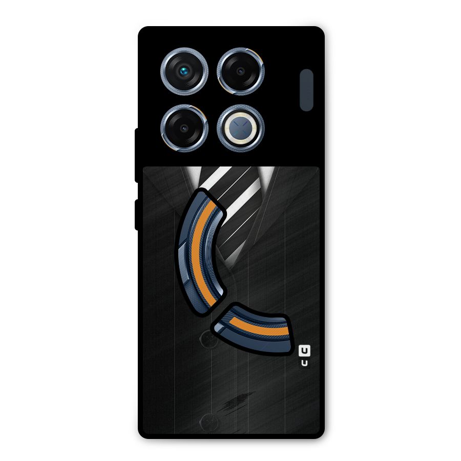 Classic Ready Suit Metal Back Case for Infinix GT 20 Pro