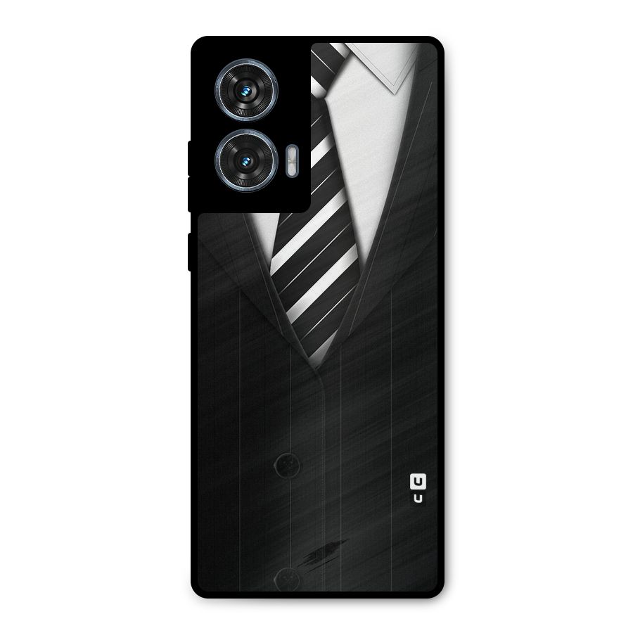 Classic Ready Suit Metal Back Case for Motorola Edge 50 Fusion