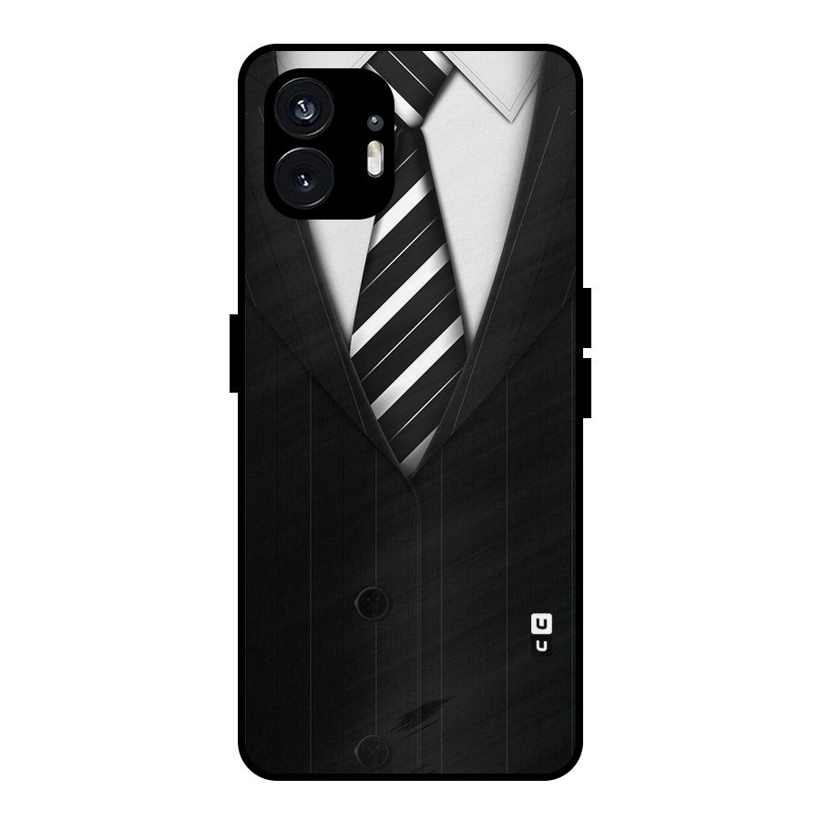 Classic Ready Suit Metal Back Case for Nothing Phone 2