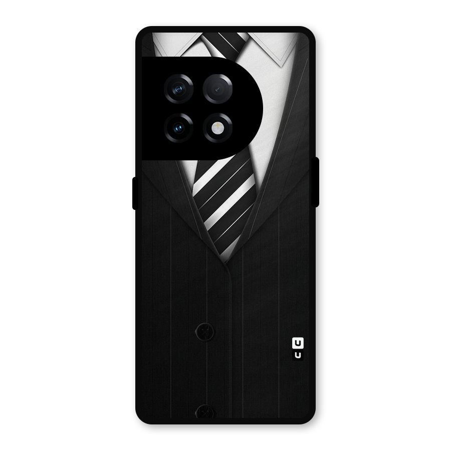 Classic Ready Suit Metal Back Case for OnePlus 11R