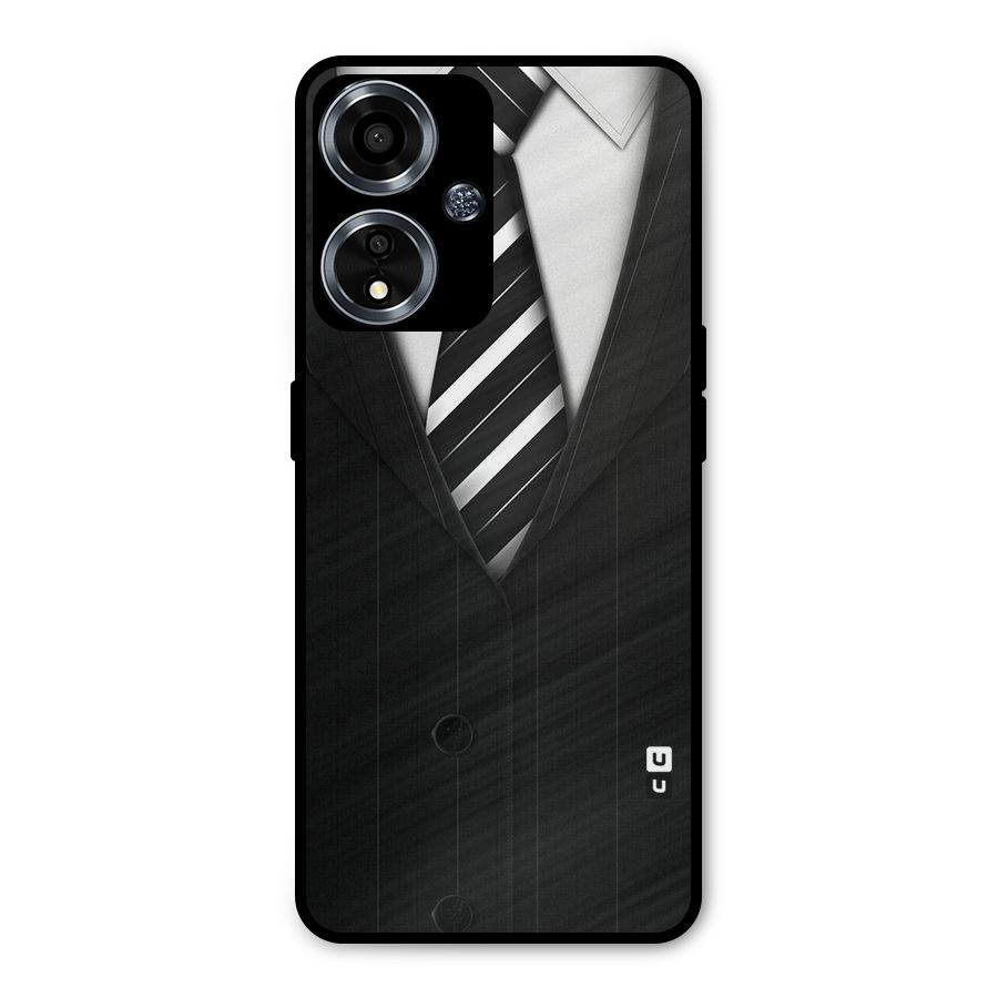 Classic Ready Suit Metal Back Case for Oppo A59