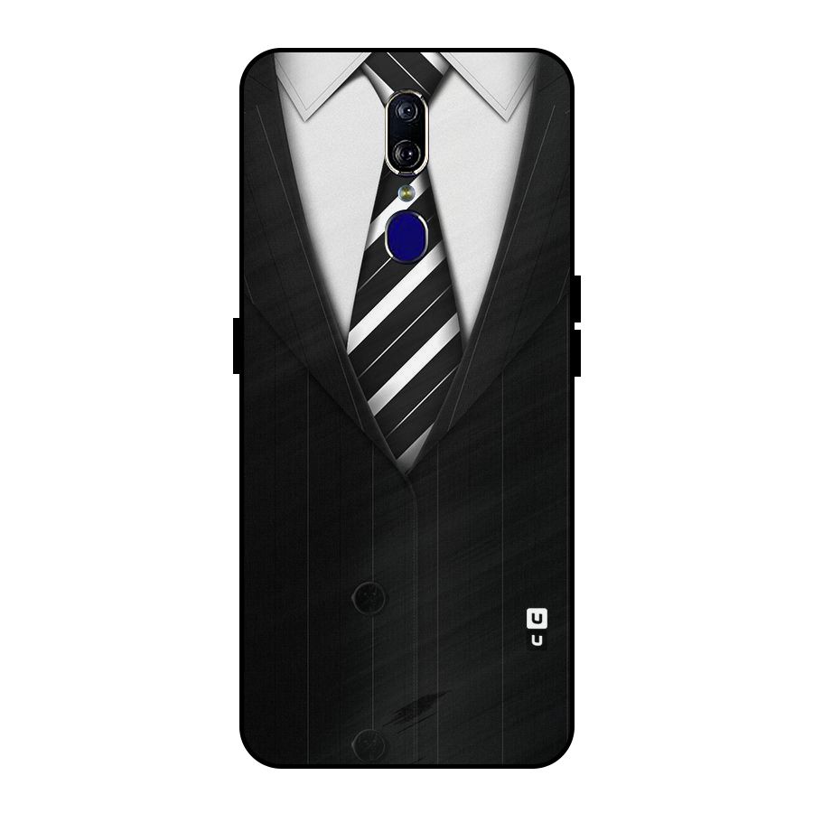 Classic Ready Suit Metal Back Case for Oppo F11