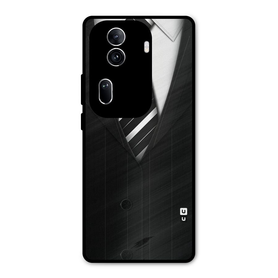 Classic Ready Suit Metal Back Case for Oppo Reno11 Pro 5G