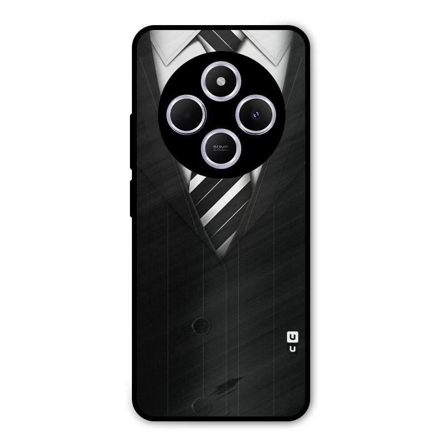 Classic Ready Suit Metal Back Case for Poco M7