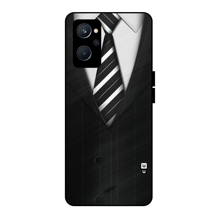 Classic Ready Suit Metal Back Case for Realme 9i 5G