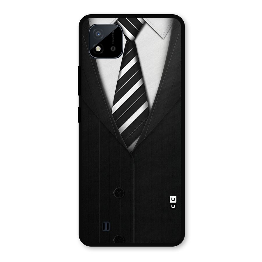 Classic Ready Suit Metal Back Case for Realme C11 2021