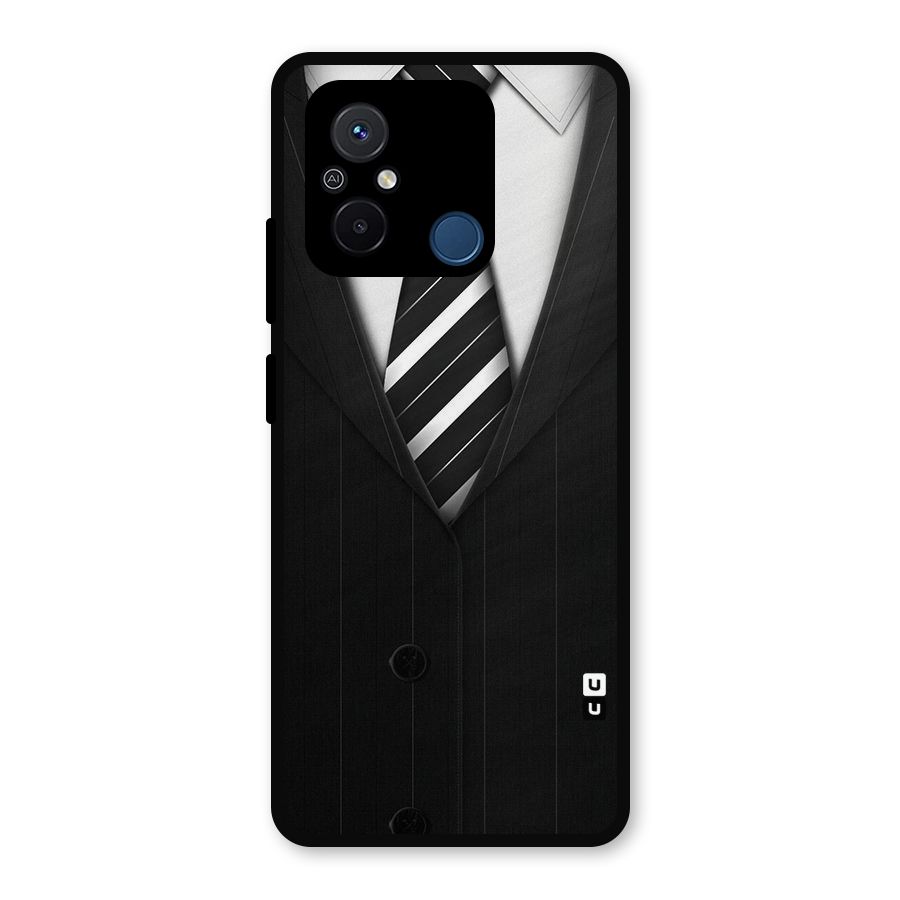 Classic Ready Suit Metal Back Case for Redmi 12C