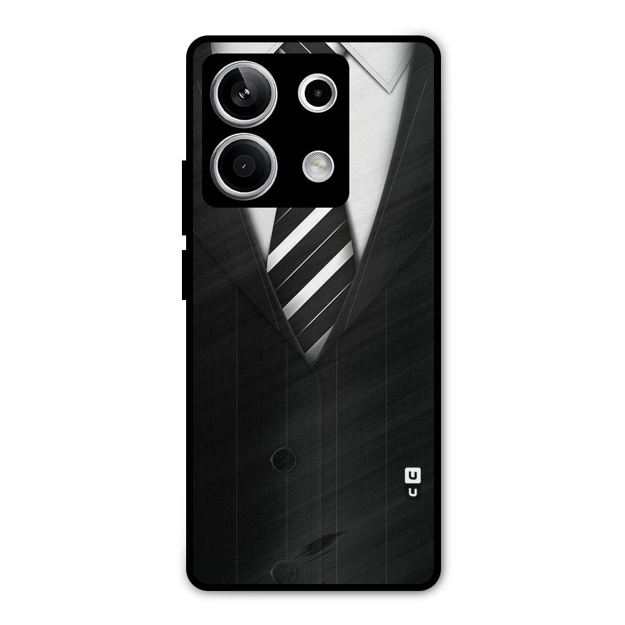 Classic Ready Suit Metal Back Case for Redmi Note 13 5G