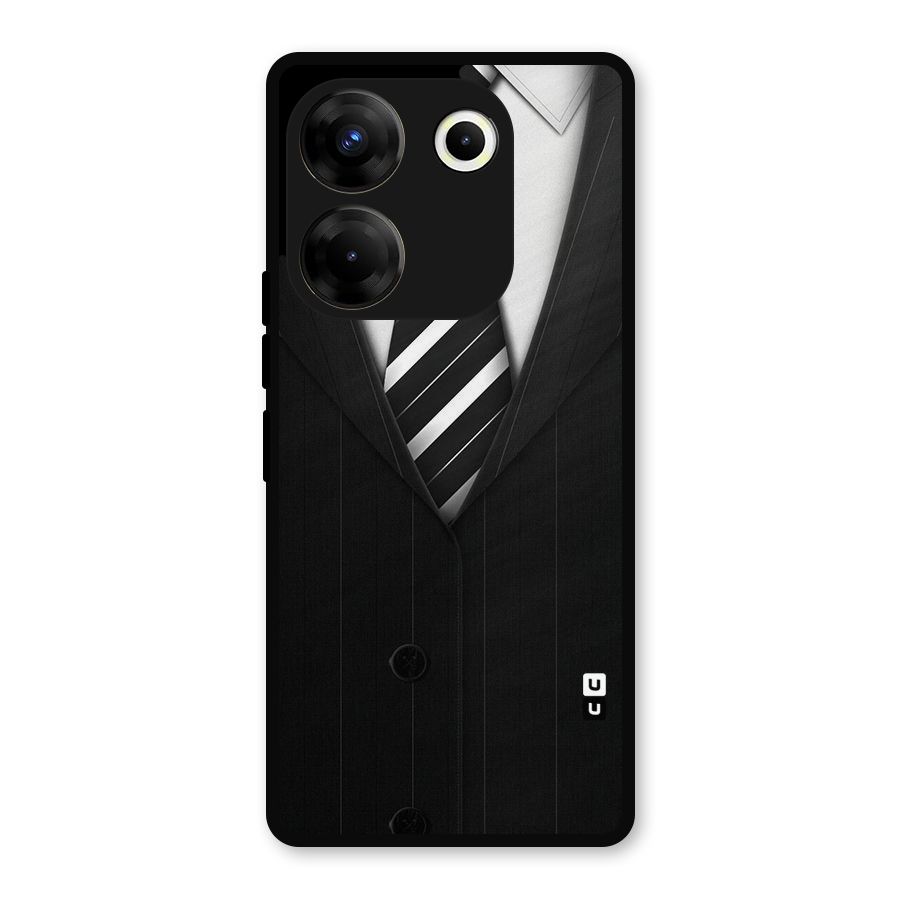 Classic Ready Suit Metal Back Case for Tecno Camon 20