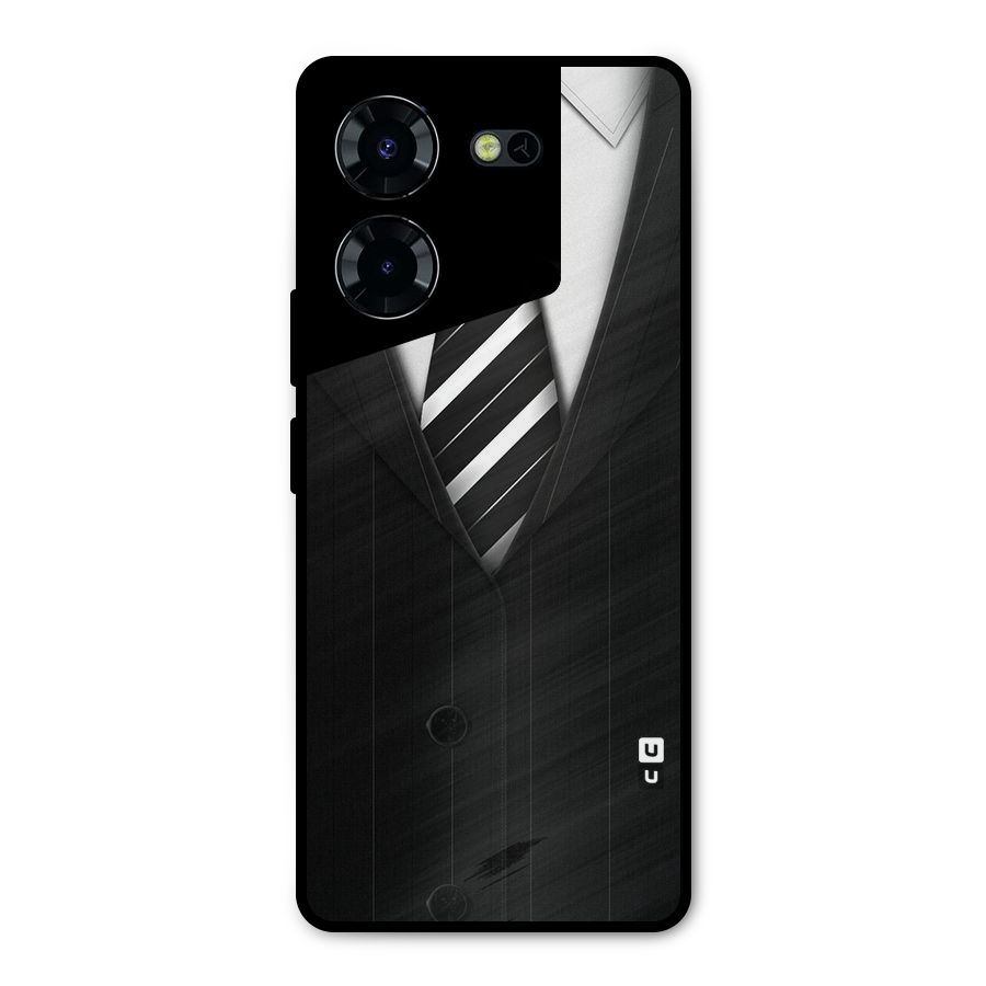 Classic Ready Suit Metal Back Case for Tecno Pova 5 Pro 5G