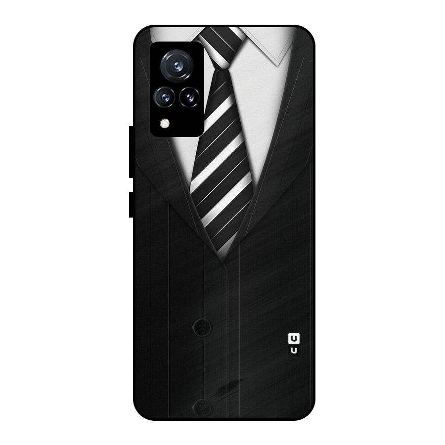 Classic Ready Suit Metal Back Case for Vivo V21 5G