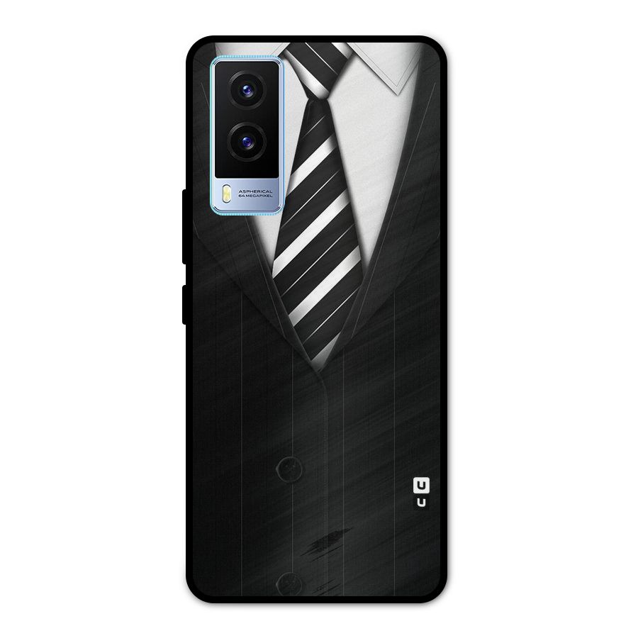 Classic Ready Suit Metal Back Case for Vivo V21e 5G