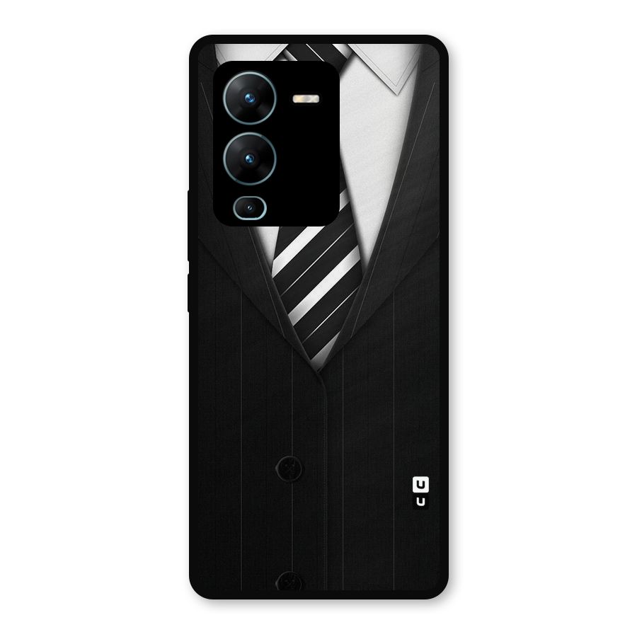 Classic Ready Suit Metal Back Case for Vivo V25 Pro