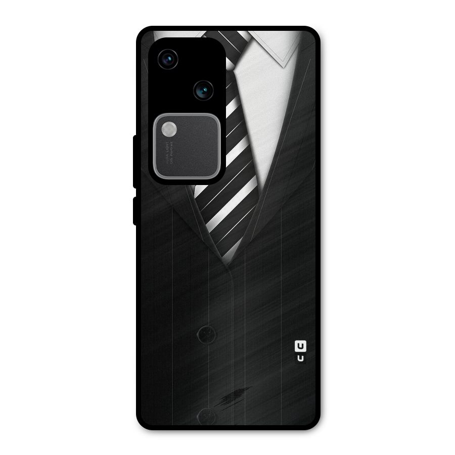 Classic Ready Suit Metal Back Case for Vivo V30