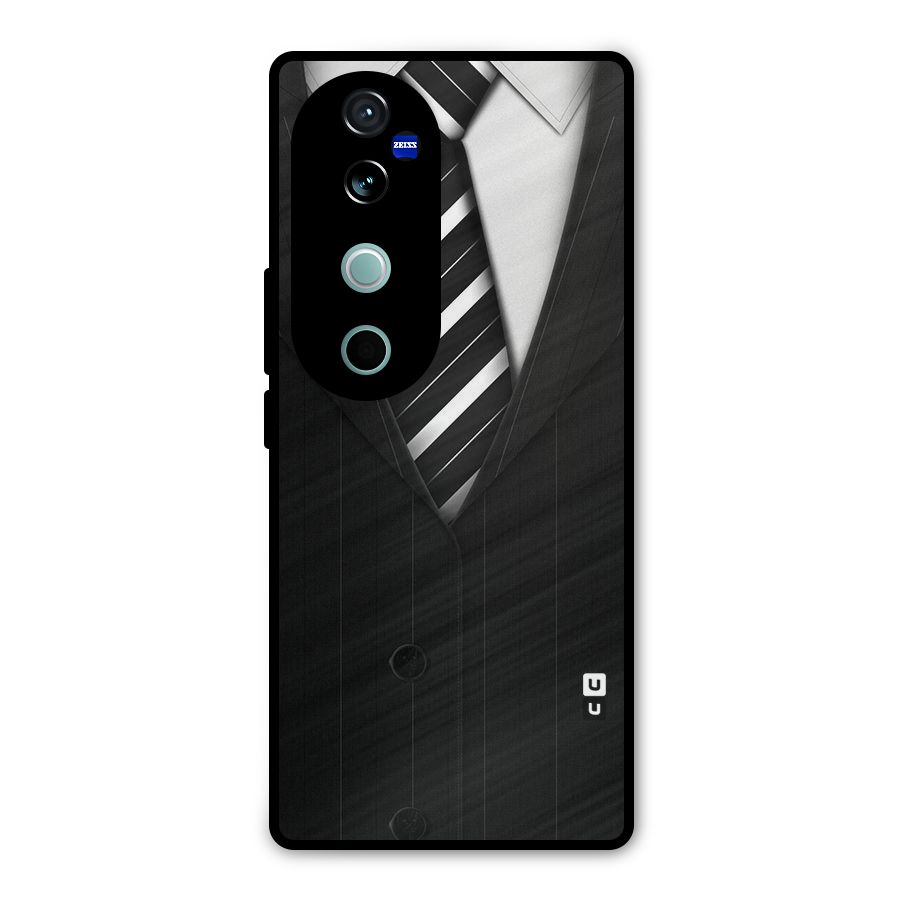 Classic Ready Suit Metal Back Case for Vivo V40