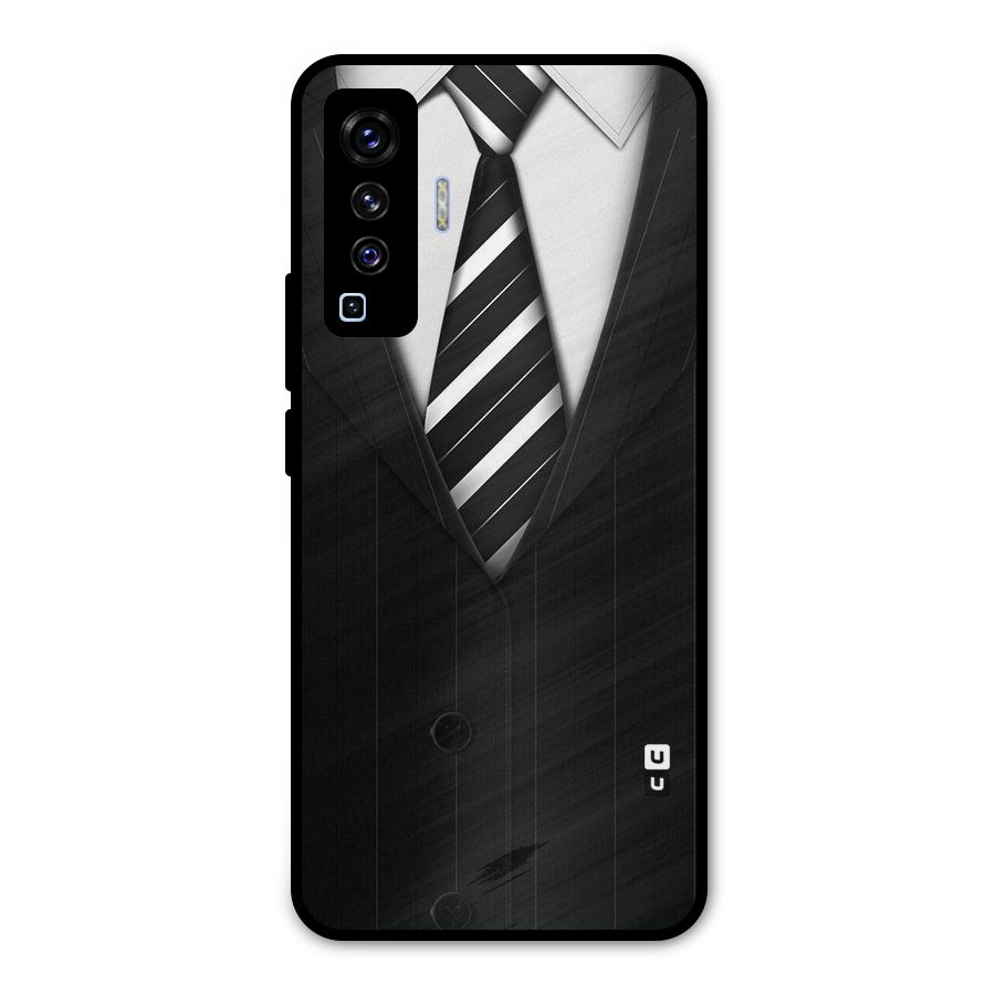 Classic Ready Suit Metal Back Case for Vivo X50