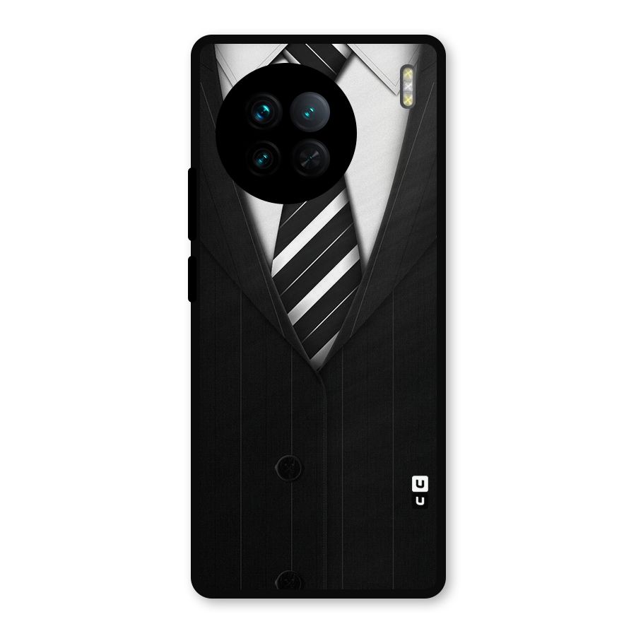 Classic Ready Suit Metal Back Case for Vivo X90