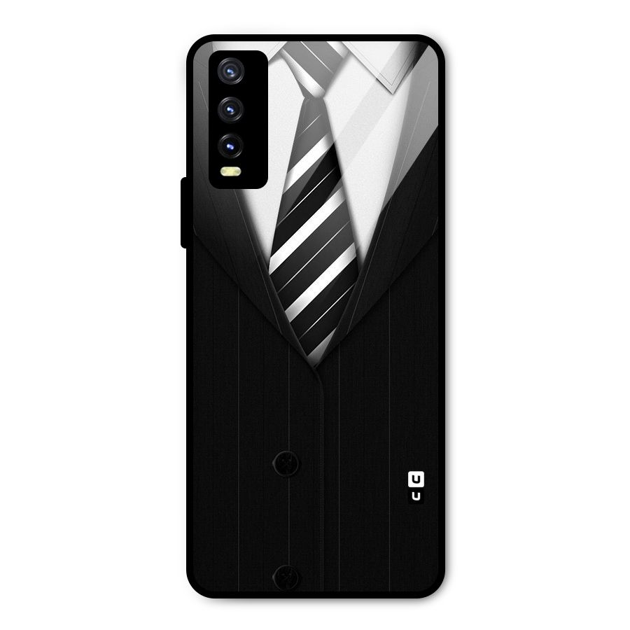 Classic Ready Suit Metal Back Case for Vivo Y20 2021