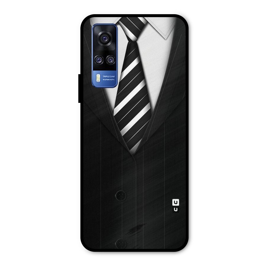 Classic Ready Suit Metal Back Case for Vivo Y51A
