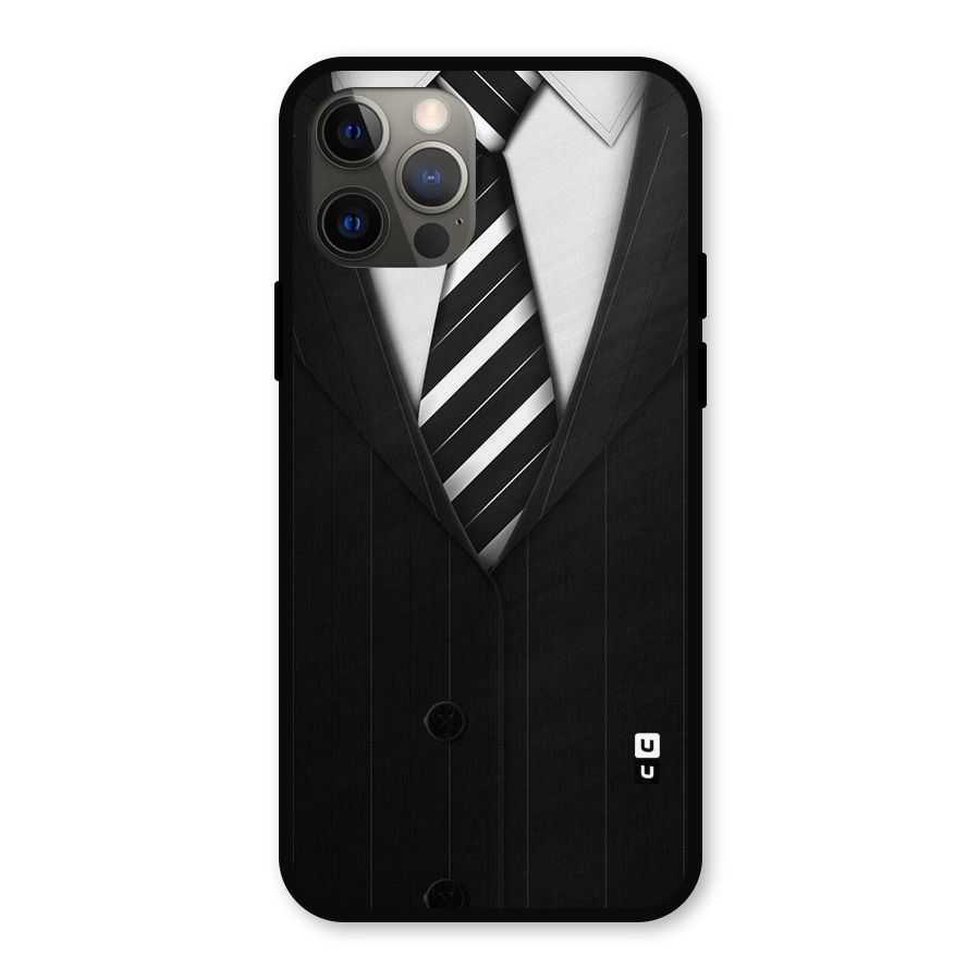 Classic Ready Suit Metal Back Case for iPhone 12 Pro