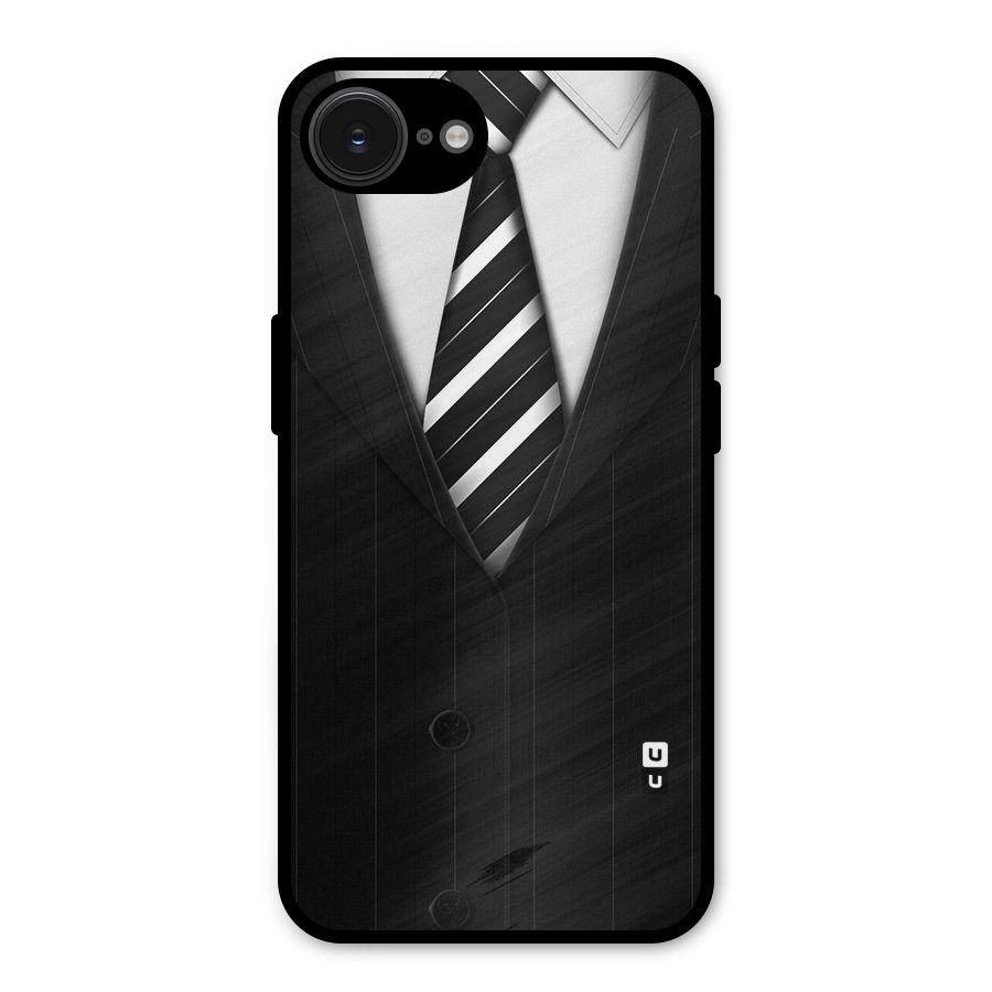 Classic Ready Suit Metal Back Case for iPhone 16e