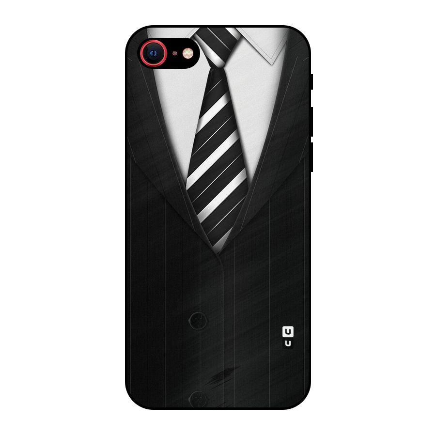 Classic Ready Suit Metal Back Case for iPhone 7
